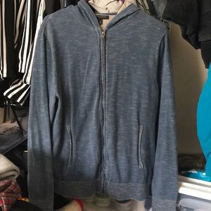 Banana Republic Blue Zip Up Hoodie